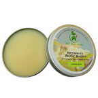 Plastic-free aluminum tin packaging for wholesale zero-waste body butter stockists.