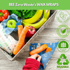 Beeswax Food Wraps (Retail Packs & Singles)