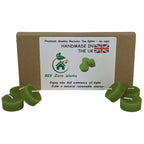 Unbranded coloured beeswax tealight inserts ready for private label stockists and gift shops.