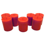 Hand-poured pure beeswax votive candles in five colours manufactured in our Leicester workshop for UK wholesale.