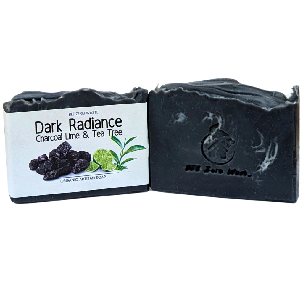Dark Radiance natural clay soap made completely without synthetic fragrances or palm oil.