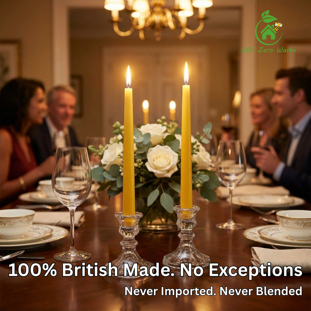 Wholesale  Pure Beeswax Taper Candles (set of 2) | 5 Colours