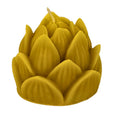 Wholesale pure British beeswax lotus flower candles arranged for B2B retail ordering and trade supply.