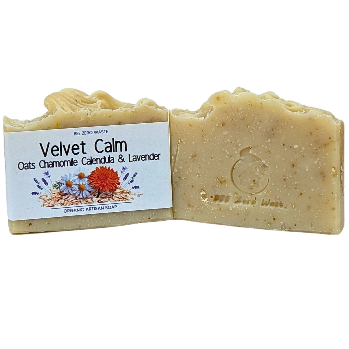 Velvet Calm artisan vegan soap bar supplied retail-ready for independent gift shops.