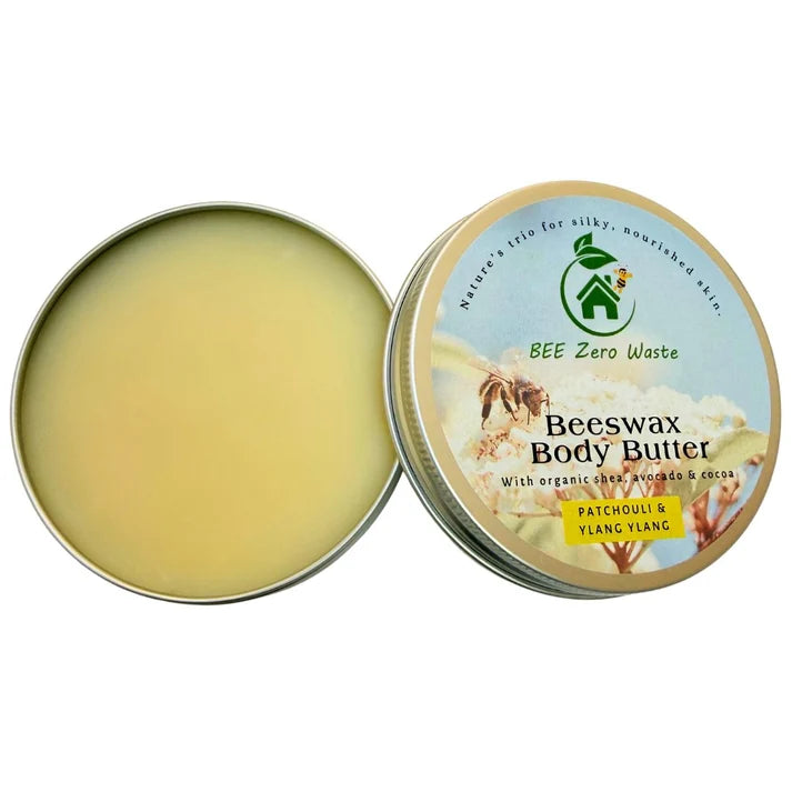 Spearmint and Eucalyptus beeswax body butter packaged retail-ready for sustainable gift shops.