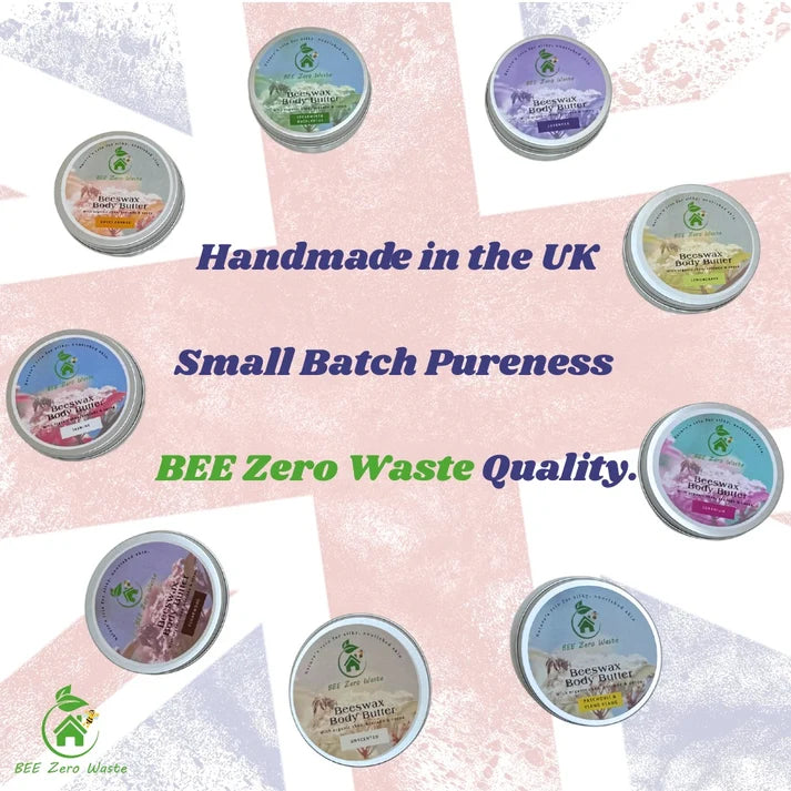 Pure botanical beeswax body balm manufactured in the UK for trade and wholesale distribution.