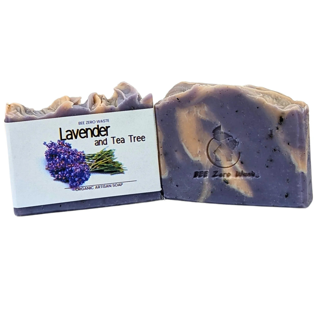 Lavender and Tea Tree botanical cold-process soap for wholesale ordering.