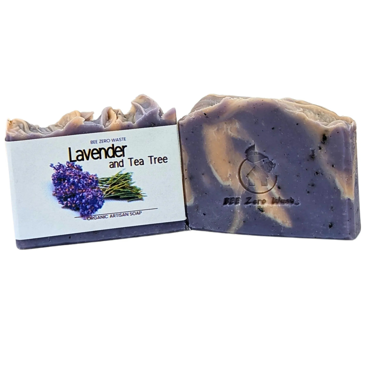 Lavender and Tea Tree botanical cold-process soap for wholesale ordering.